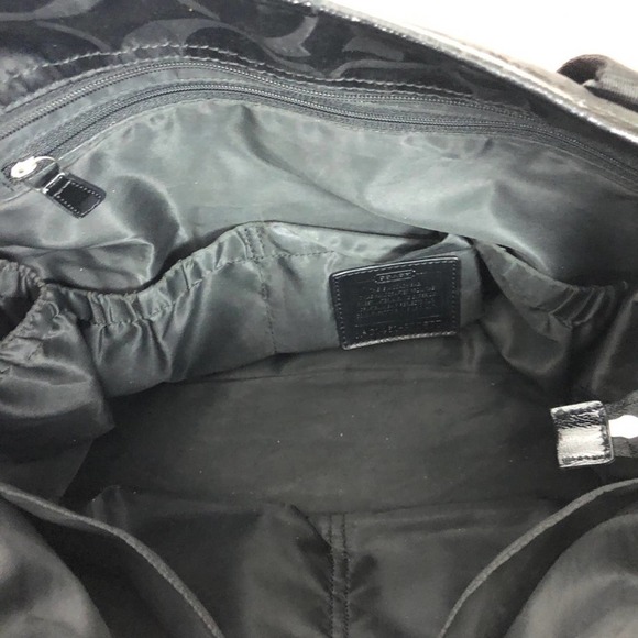 Black Authentic Coach Diaper Bag - Picture 12 of 12